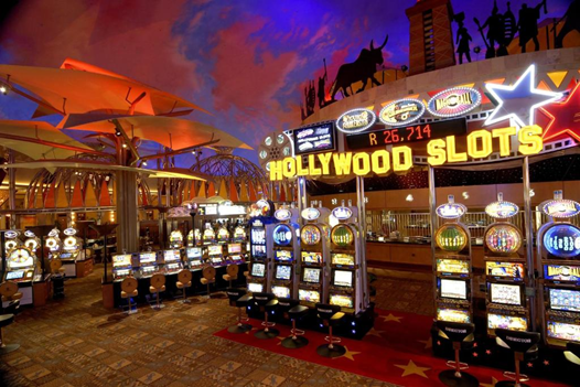 Casino floor with machines inside Sibaya casino