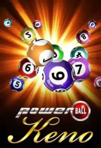 powerball keno logo and balls