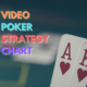 video poker strategy chart text with ace and king of hearts